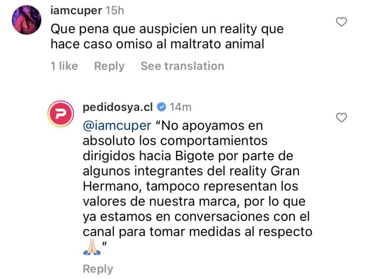 Auspiciador de Gran Hermano pone 'en jaque' a CHV: envió comunicado por maltrato a Bigote