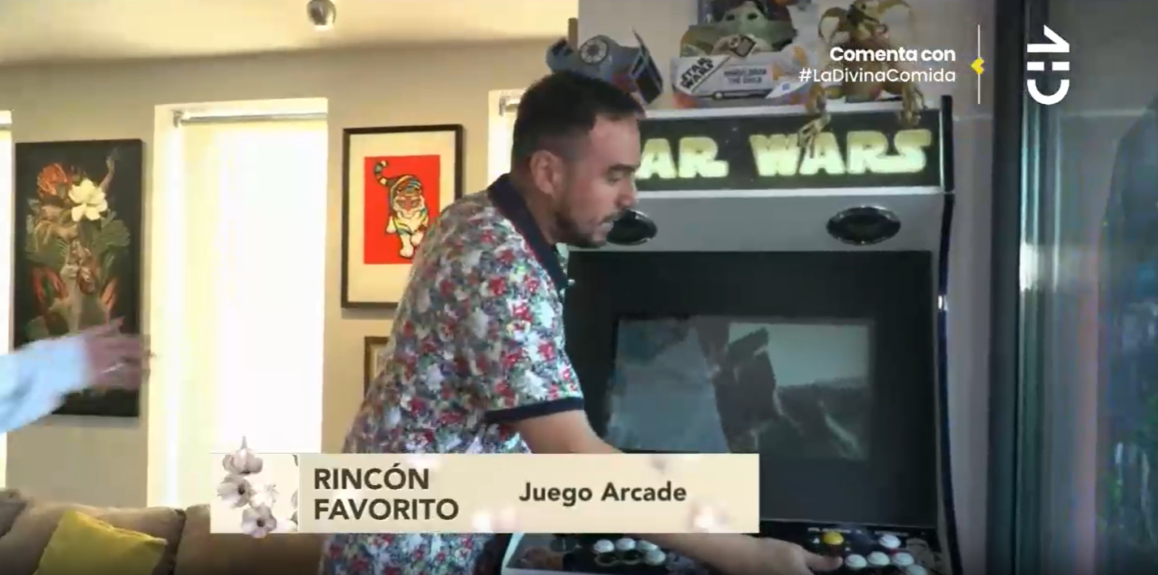 Rincón de Star Wars en casa de César Campos