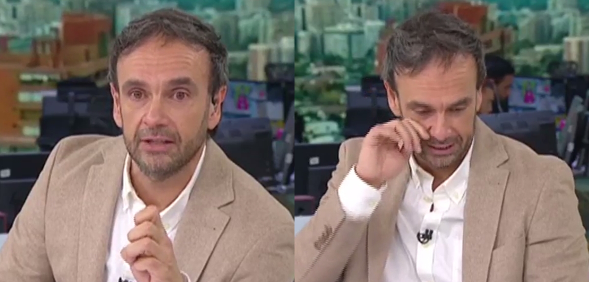 Rodrigo Sepúlveda se quebró en vivo al 