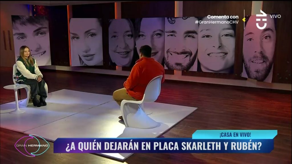 Rubén Skarleth envían a Pincoya a placa Gran Hermano