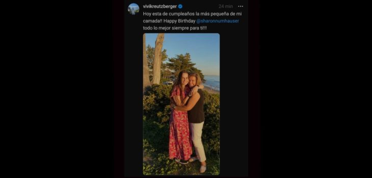 saludo Sharon hija Vivi