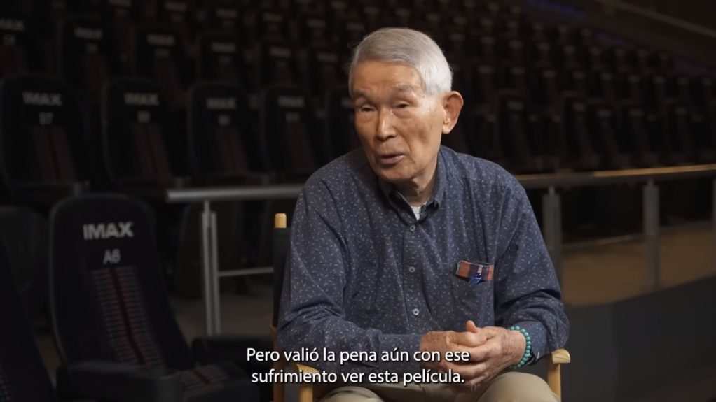 sobreviviente bomba atómica cuenta su experiencia viendo película Oppenheimer