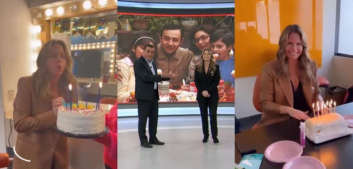 Soledad Onetto fue sorprendida con saludo de cumpleaños en T13 Central: 
