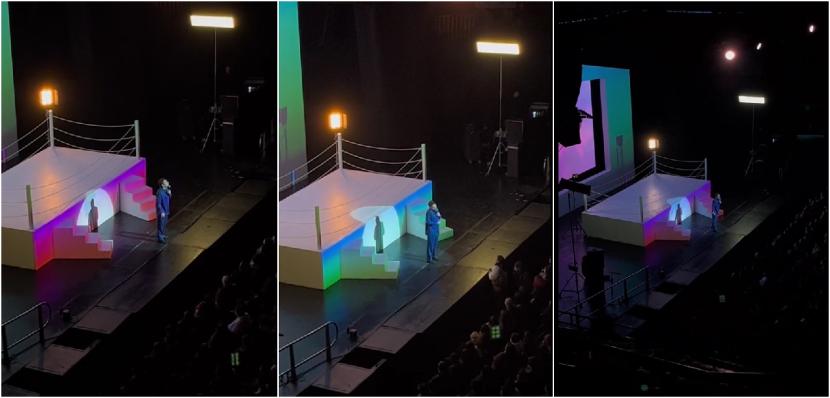 Fabrizio Copano vivió incómodo momento en pleno show por petición de fanática: 