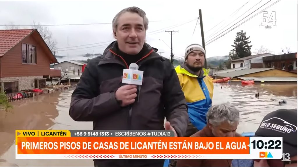 José Luis Repenning en inundaciones