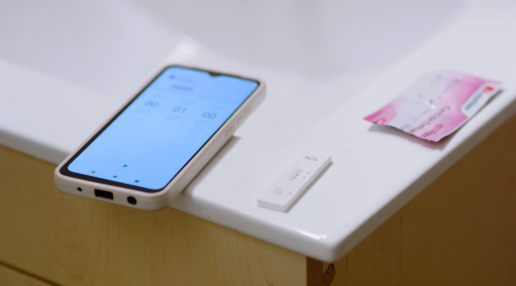 Resultado test de embarazo Carol