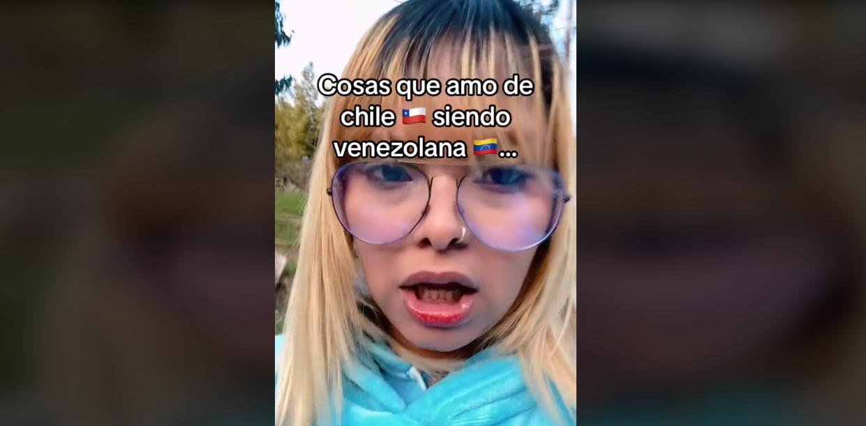 Venezolana se hace viral al enumerar las 4 cosas que ama de Chile: 
