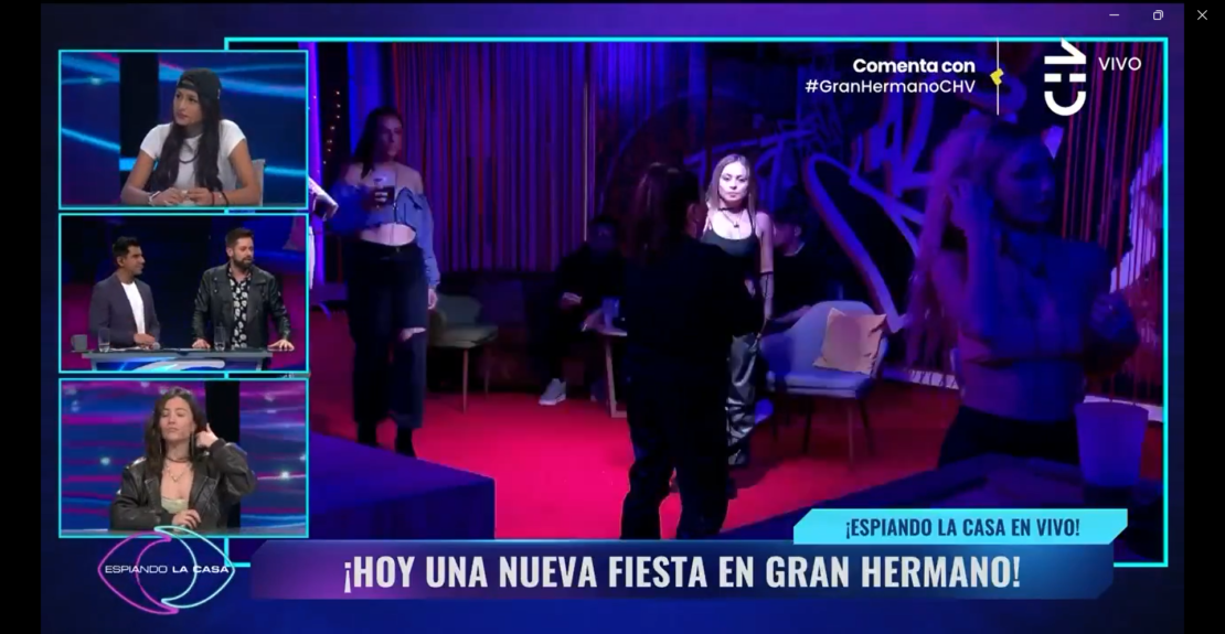 Vivi en el panel de Gran Hermano