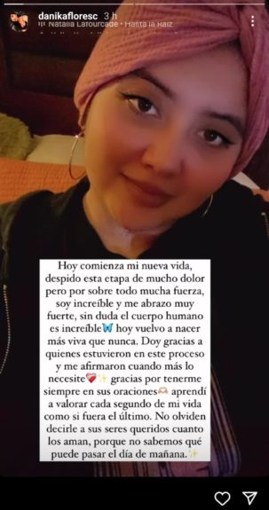 Hija de Mauricio Flores comparte alentador mensaje tras compleja cirugía.