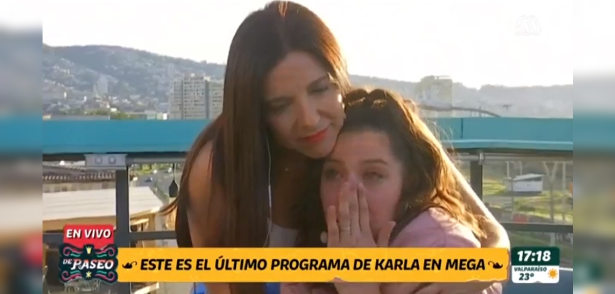 La emotiva despedida de Coté Quintanilla a Karla Constant en De Paseo: 