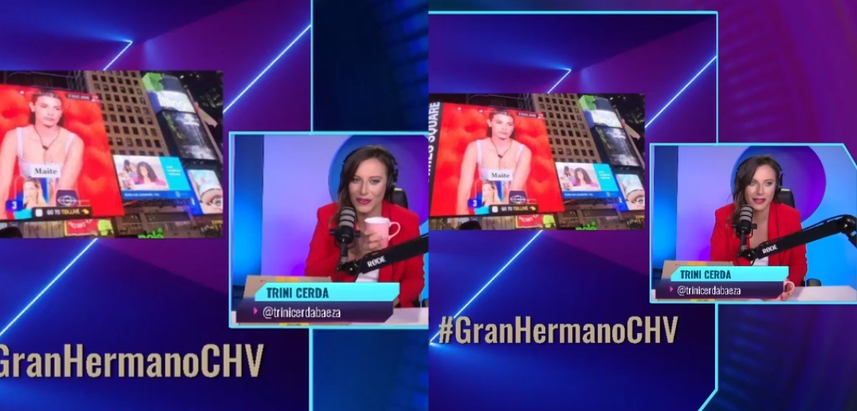 Gran Hermano: la reacción en vivo de Trinidad al ver que Coni apareció en Times Square