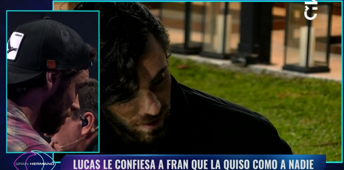 Lucas se quebró al hablar sobre Fran en estudio de Gran Hermano: