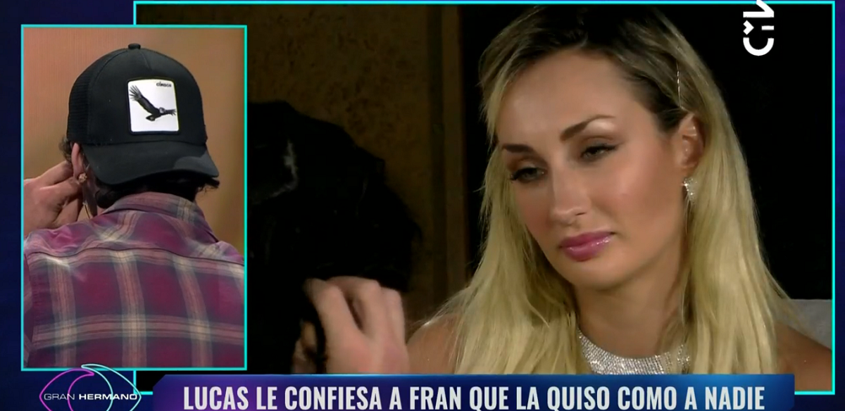 Lucas se quebró al hablar sobre Fran en estudio de Gran Hermano: 