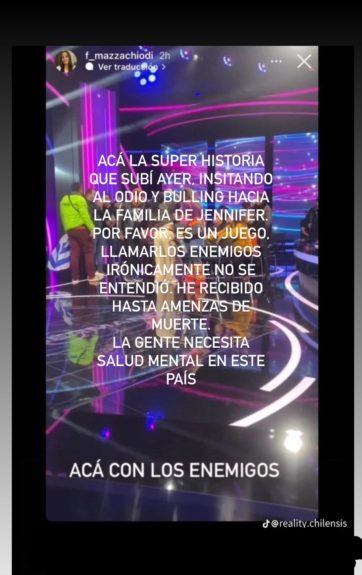 Critican a hermana de Jorge de 'Gran Hermano' por post sobre familia de Pincoya: "Con los enemigos"