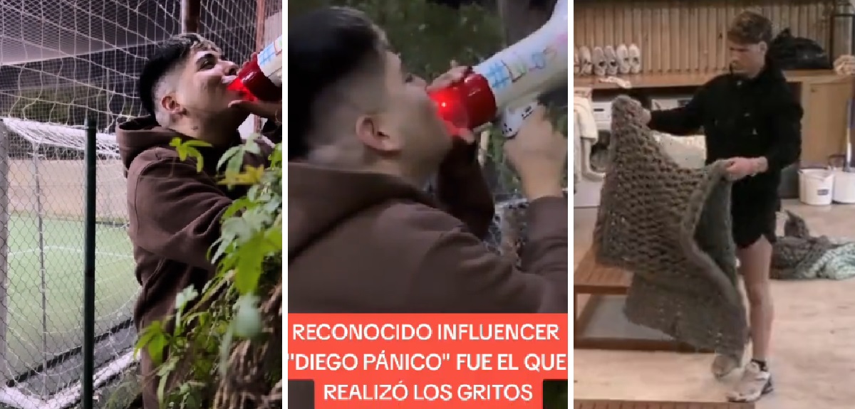 Conocido influencer realizó gritos fuera de la casa de Gran Hermano: 