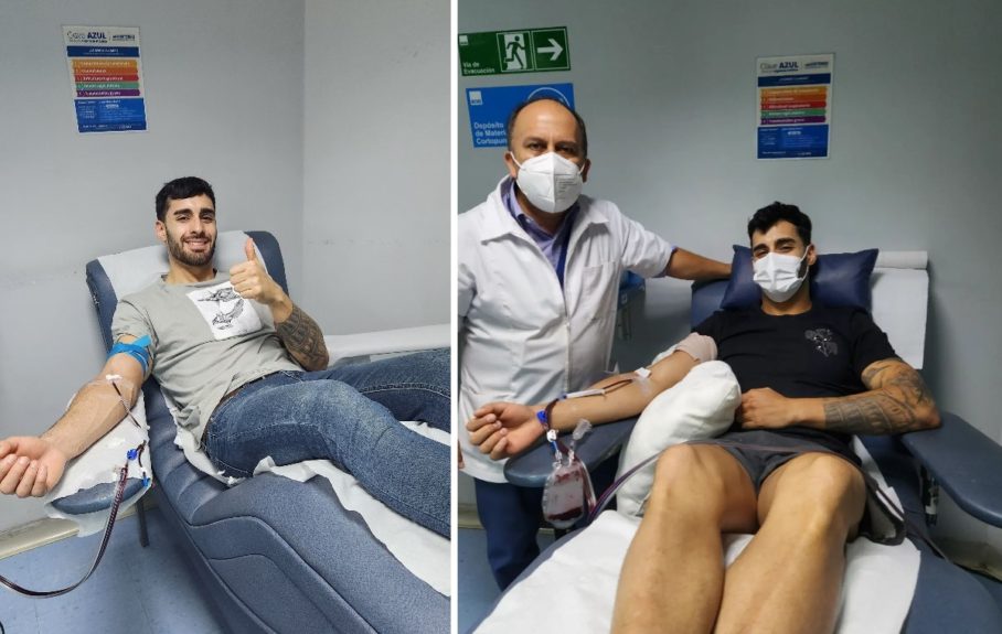 donación sangre Jorge Gran Hermano