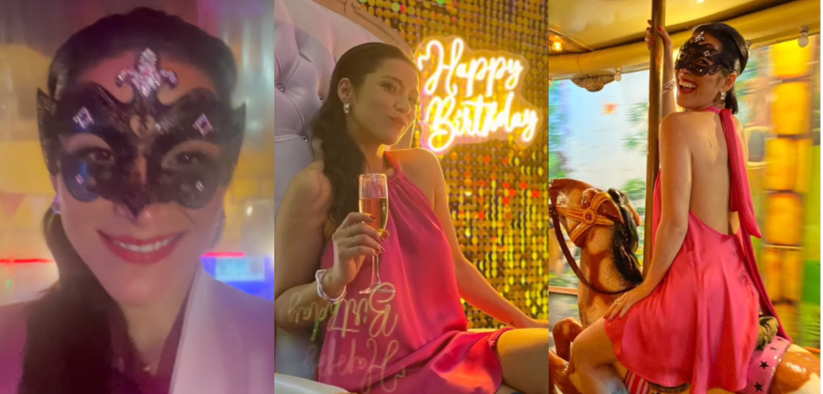 Así fue la fiesta de máscaras que celebró Loreto Aravena en los Juegos Díana: cumplió 40 años