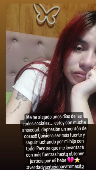 Madre Tomás Bravo ansiedad depresión