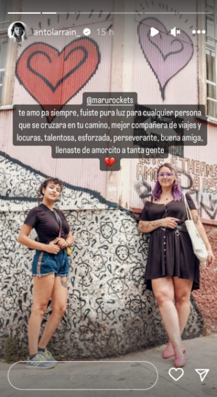 "Se me parte el corazón": las reacciones que dejó la muerte de la influencer chilena Marurockets