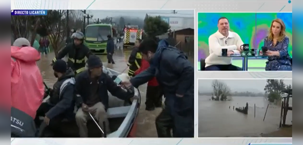 Neme frenó en vivo a reportero de 'Mucho Gusto' durante entrevista a damnificado por inundaciones