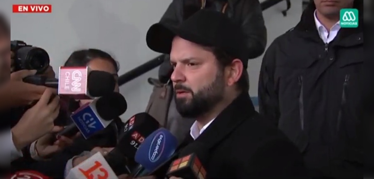 Presidente Boric se refirió a ayudas a afectados por sistema frontal: 