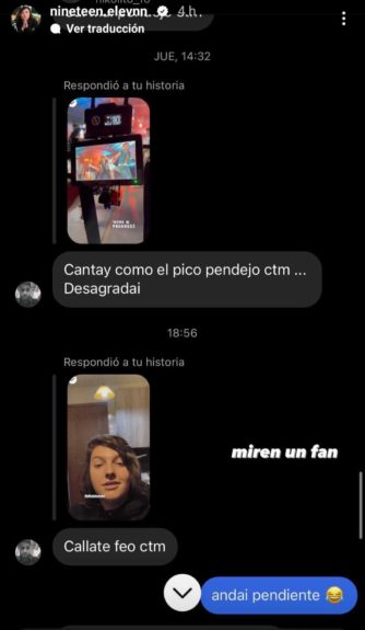 NineTeen Elvenn responde a hater