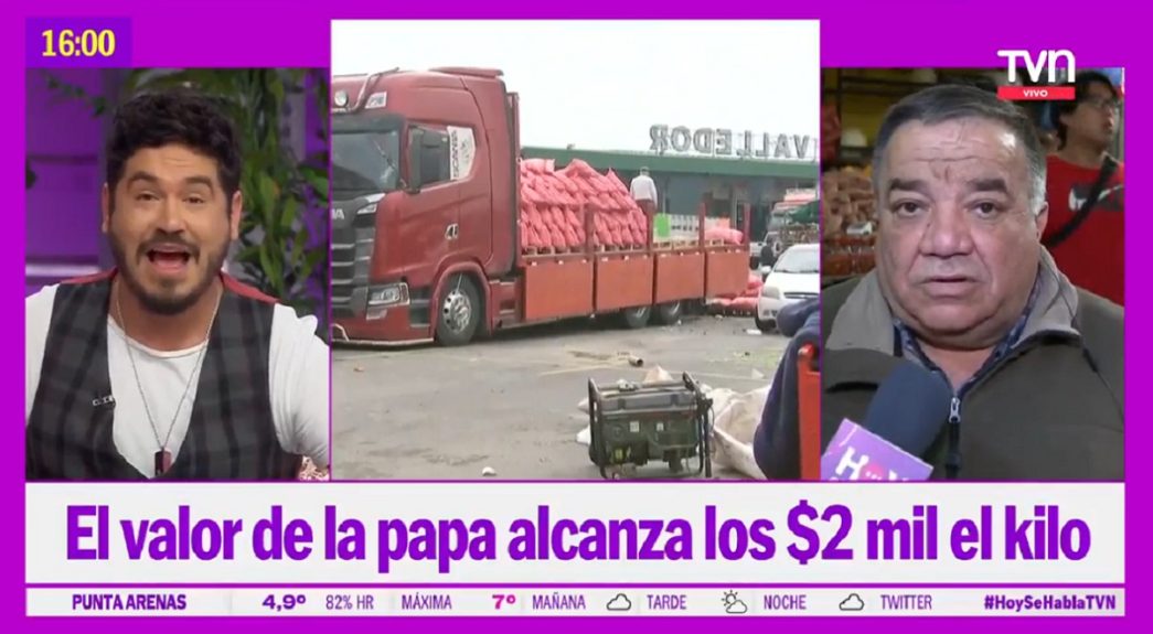 tenso cruce Arturo Guerrero La Vega precio papa