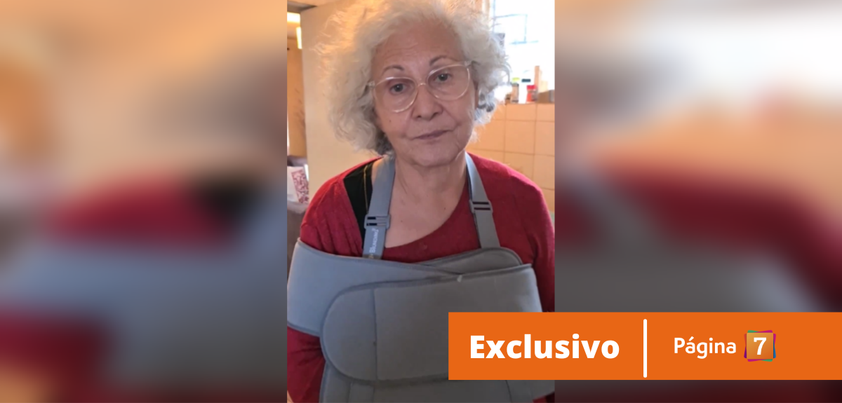 Teresita Reyes relata fuerte caída desde escalera de su casa: 