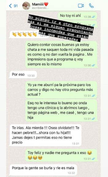 Vale Roth realizó potente descargo contra programas de TV: "Estoy chata que me saquen..."