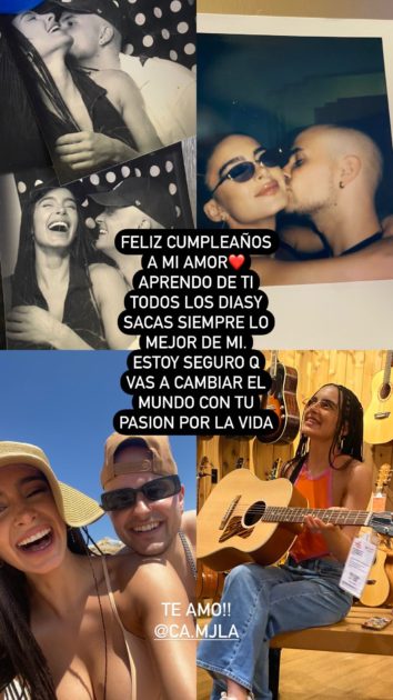 Augusto Schuster dedicó románticas palabras a ex MasterChef, Camila Sepúlveda: compartió tiernas fotos