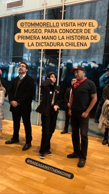 Tom Morello arribó a Chile para conmemorar 50 años del Golpe: “EEUU comparte responsabilidad”