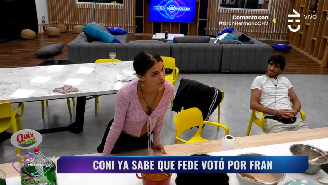 Cony y Fede en Gran Hermano