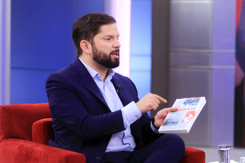 Gabriel Boric en Mesa Central