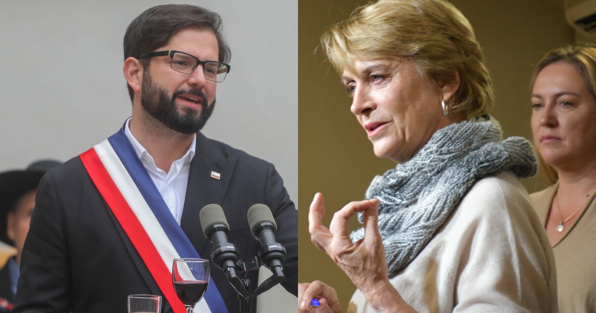 Presidente Boric apoyó a Evelyn Matthei tras amenazas de empresario Pedro Pool: 