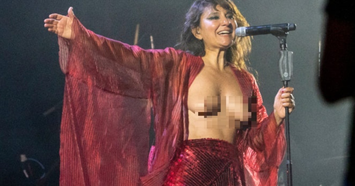 Eva Amaral defendió topless que hizo en medio de su show: 