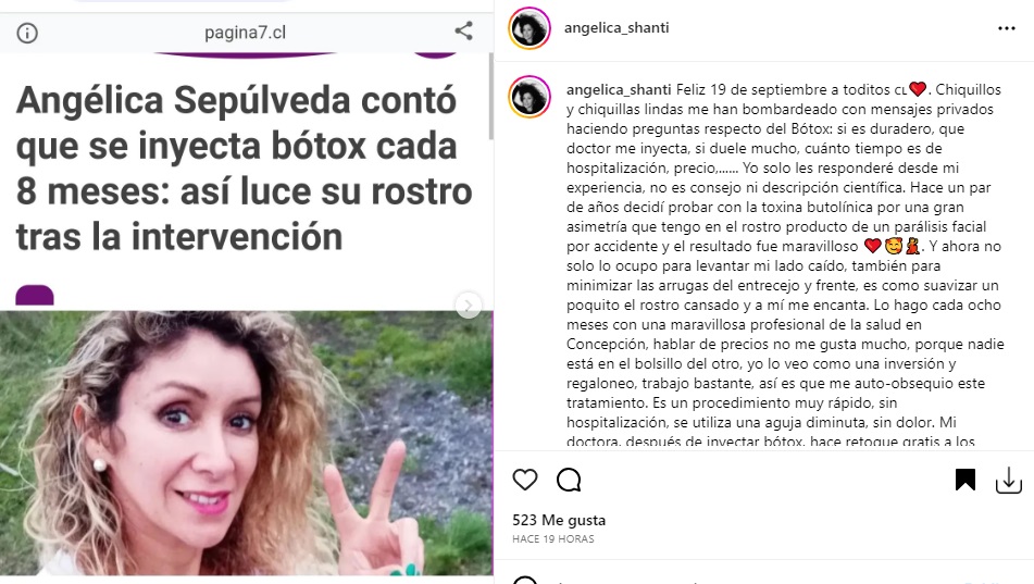 ¿Nuevo amor? Angélica Sepúlveda contó que se juntó con un “amiguito simpático y muy bonito”
