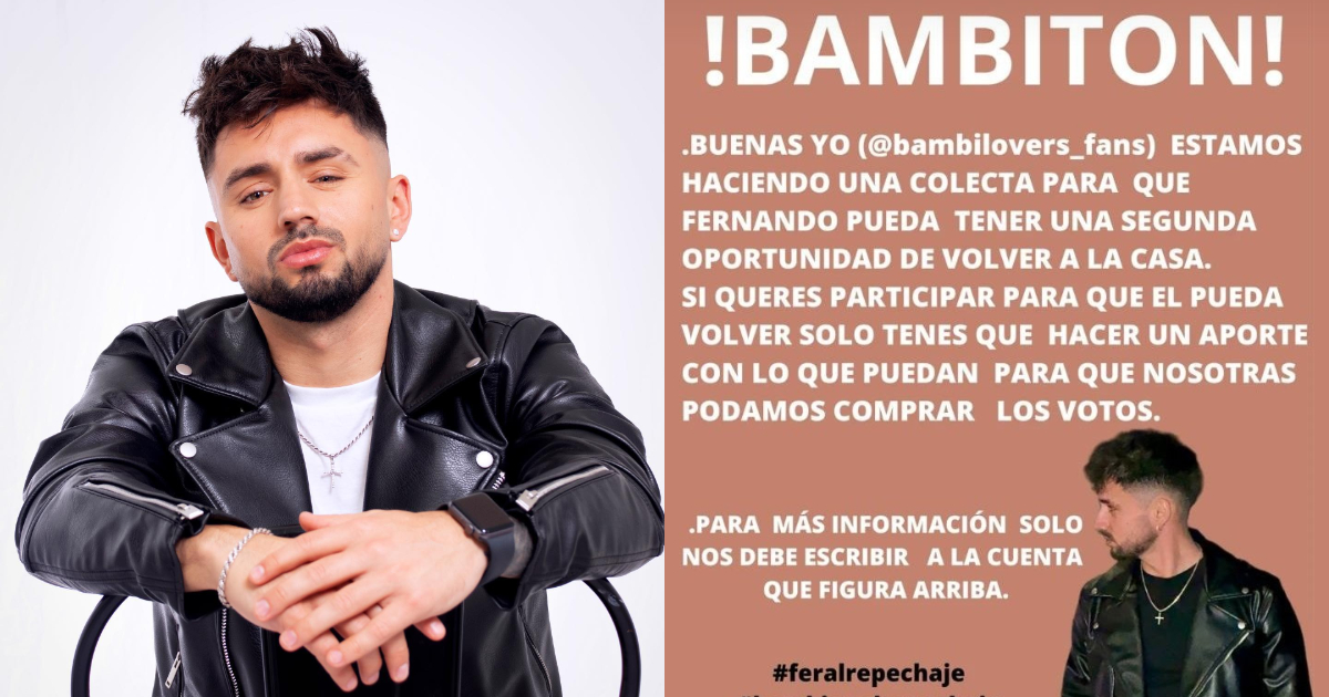 Bambino se refirió a campaña de sus fans para que gane repechaje de GH: 