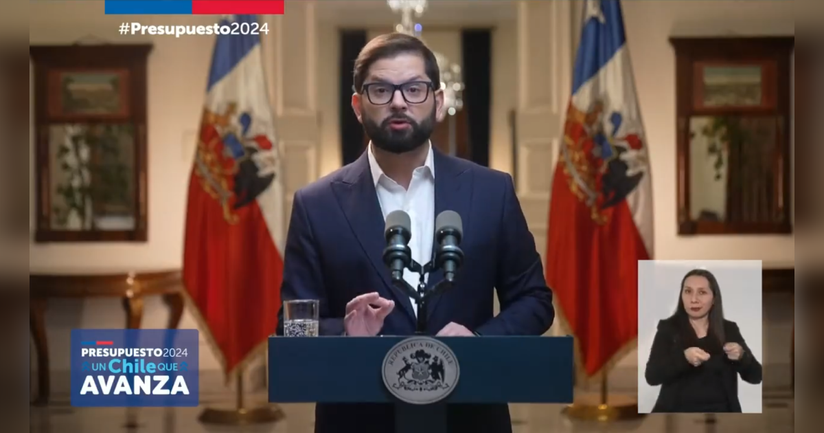 Las claves para entender el proyecto de Presupuesto 2024 anunciado por el presidente Gabriel Boric