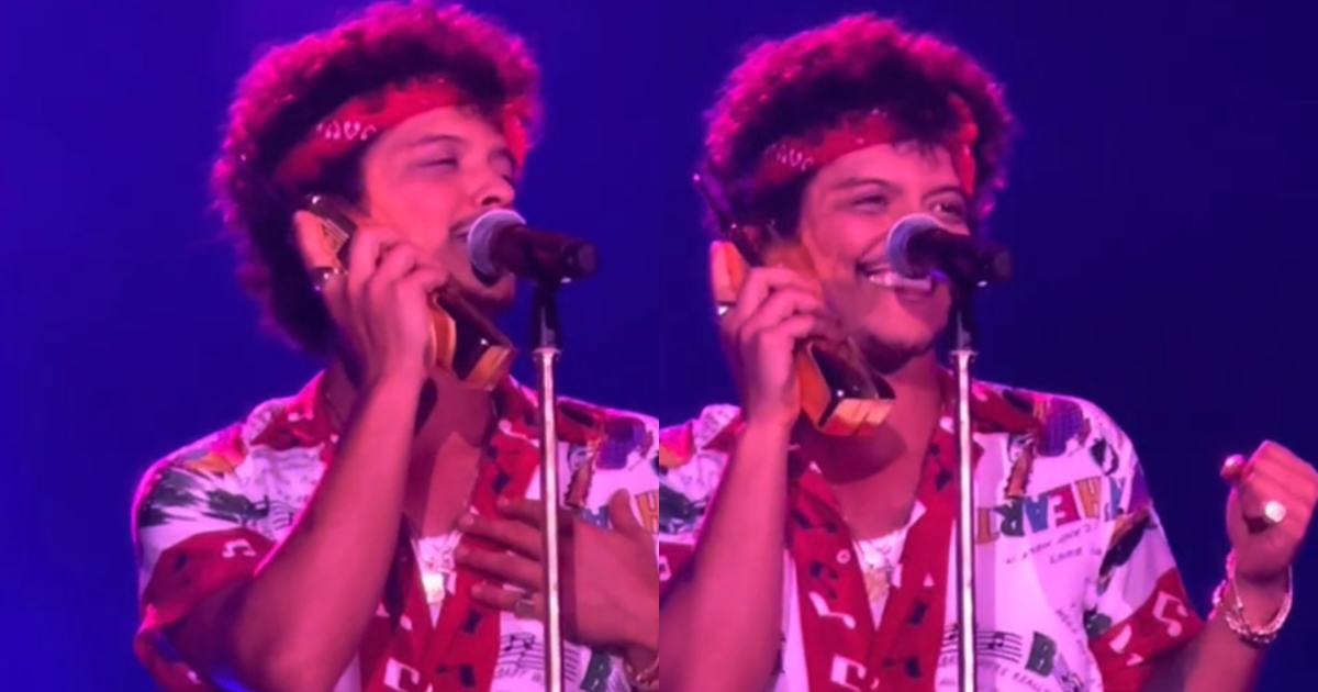 Bruno Mars en Chile: artista sorprendió con frase típica nacional en pleno show
