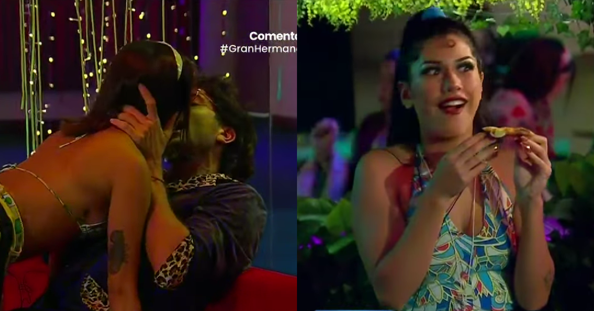 ¿Nueva pareja en Gran Hermano? El apasionado beso que protagonizaron Fede y Cony durante la fiesta