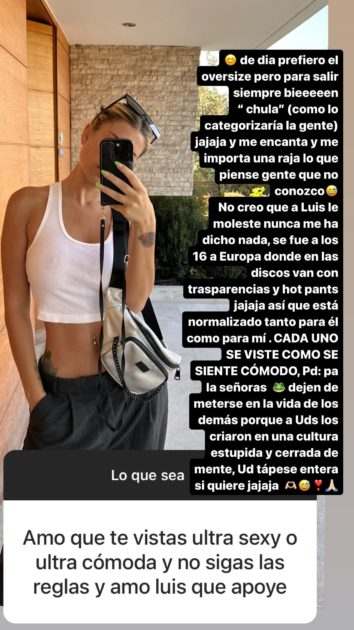 Coté López alzó la voz tras ser catalogada de "chula" por su forma de vestir: "Me importa una…"