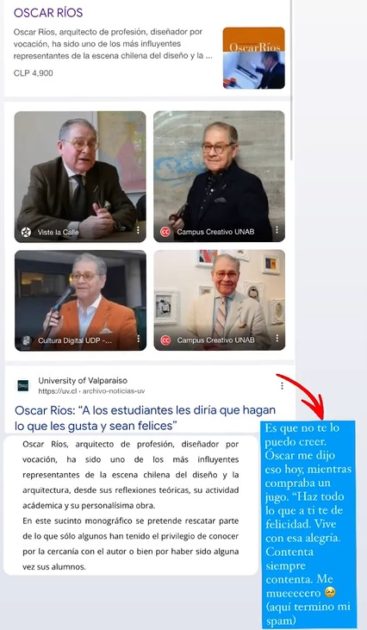 Consejo de padre de Antonella Ríos a estudiantes