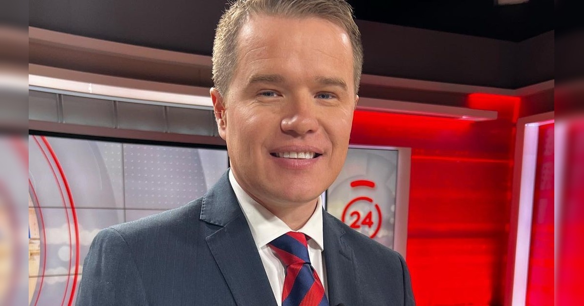 Davor Gjuranovic alista su debut como conductor de noticias en 24 AM: 