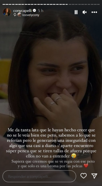 ¿Nuevos petos para Cony de Gran Hermano? Su mánager anunció noticia sobre looks de la bailarina