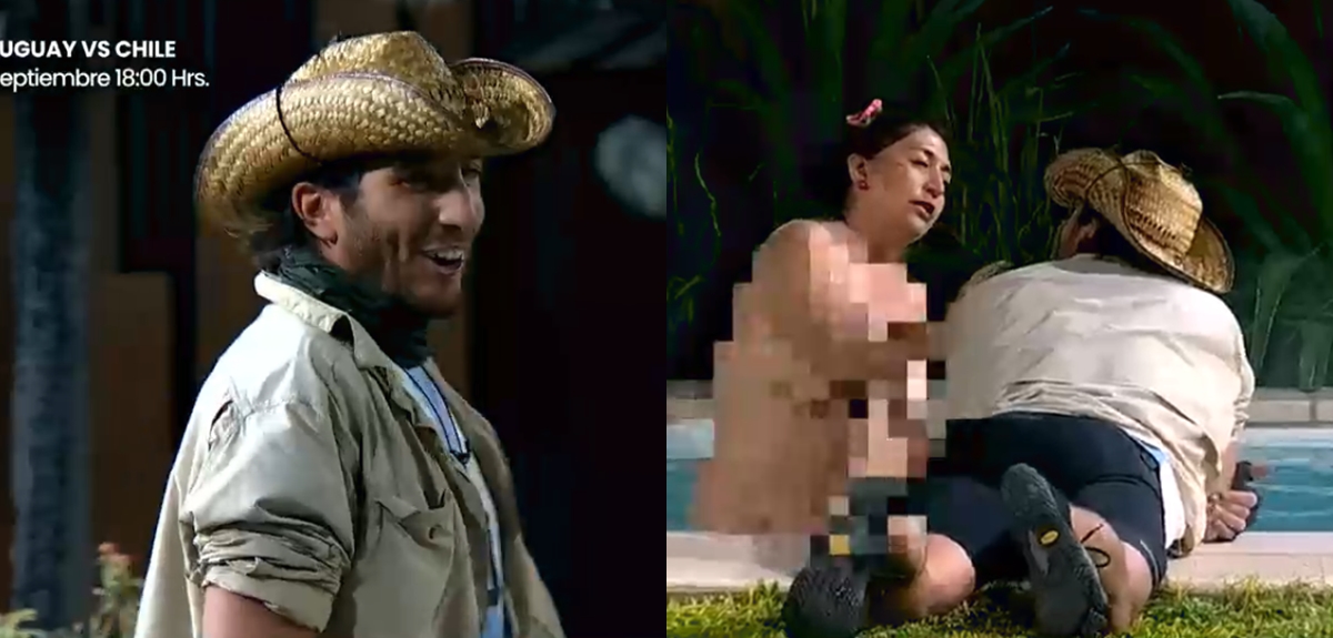 Fede pilló desnuda a Pincoya en su ingreso a Gran Hermano: 