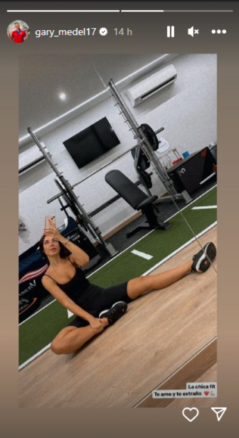 Gary Medel da pistas de reconciliación con Cristina Morales enviándole romántico mensaje