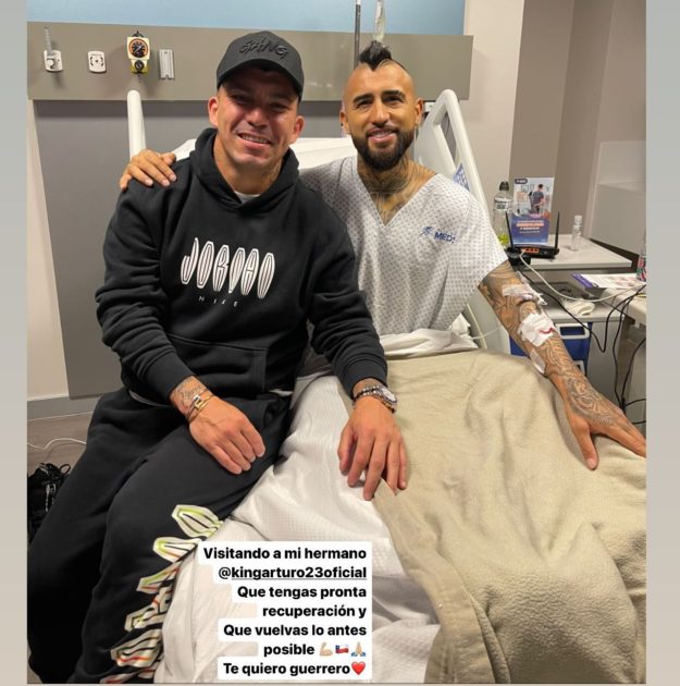 Gary Medel mensaje Arturo Vidal lesión