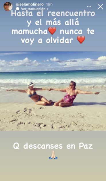 La sensible pérdida que enluta a la ex Morandé con Compañía, Gisela Molinero: “Nunca te voy a olvidar”