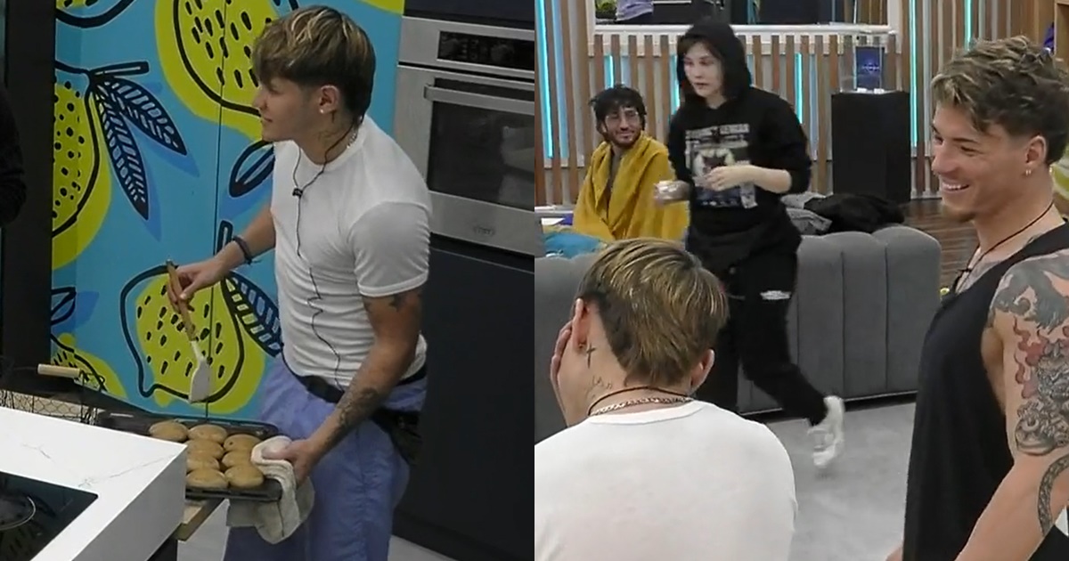 El fail de Hans en Gran Hermano tras intentar hacer pan: 