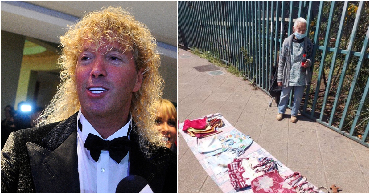 Farkas ofrece ayuda a abuelita de 92 años que vende en la calle: 